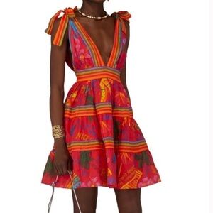 FARM Rio Good Vibes Mini Dress